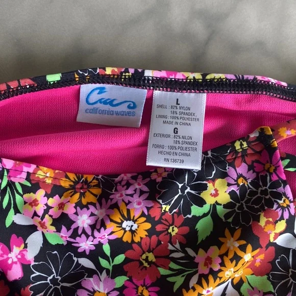 California Waves for Macys Strappy Side Bikini Bottom - Picture 6 of 7